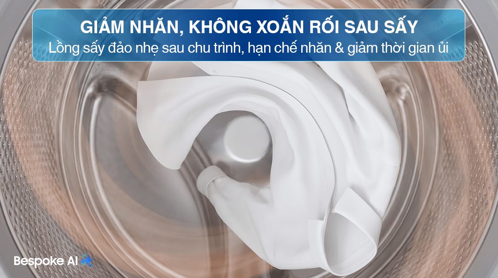Máy sấy quần áo bơm nhiệt Samsung 10 kg DV10BB9440GBSV – tính năng 6