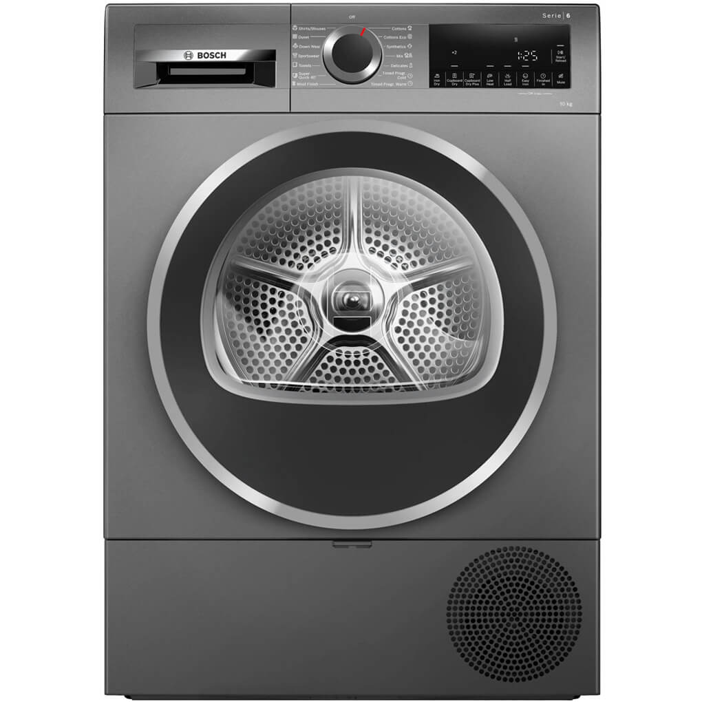 Máy sấy quần áo bơm nhiệt Bosch 10 kg WQG25303SG Series 6