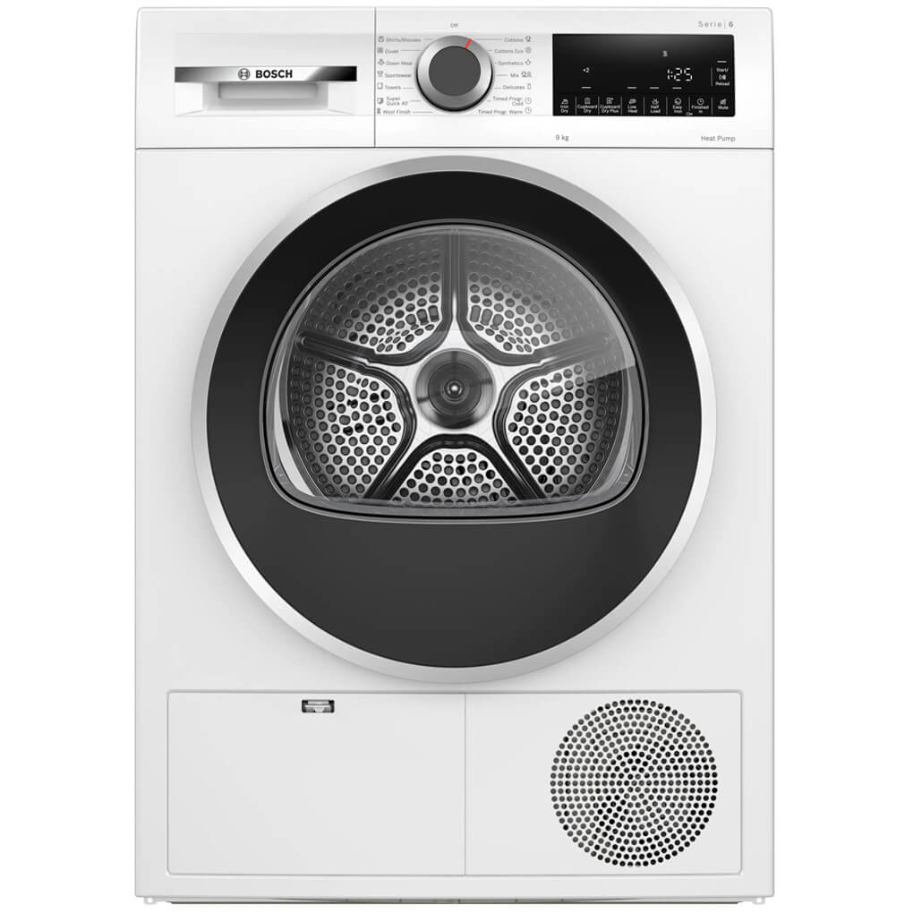 Máy sấy quần áo bơm nhiệt Bosch 9 kg WQG24200SG Series 6