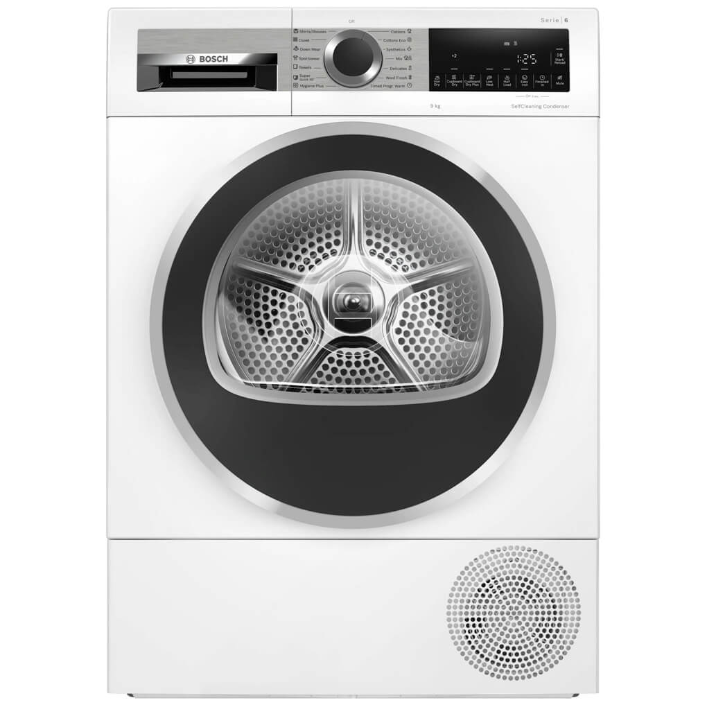 Máy sấy quần áo bơm nhiệt Bosch 9 kg WQG24570SG Series 6