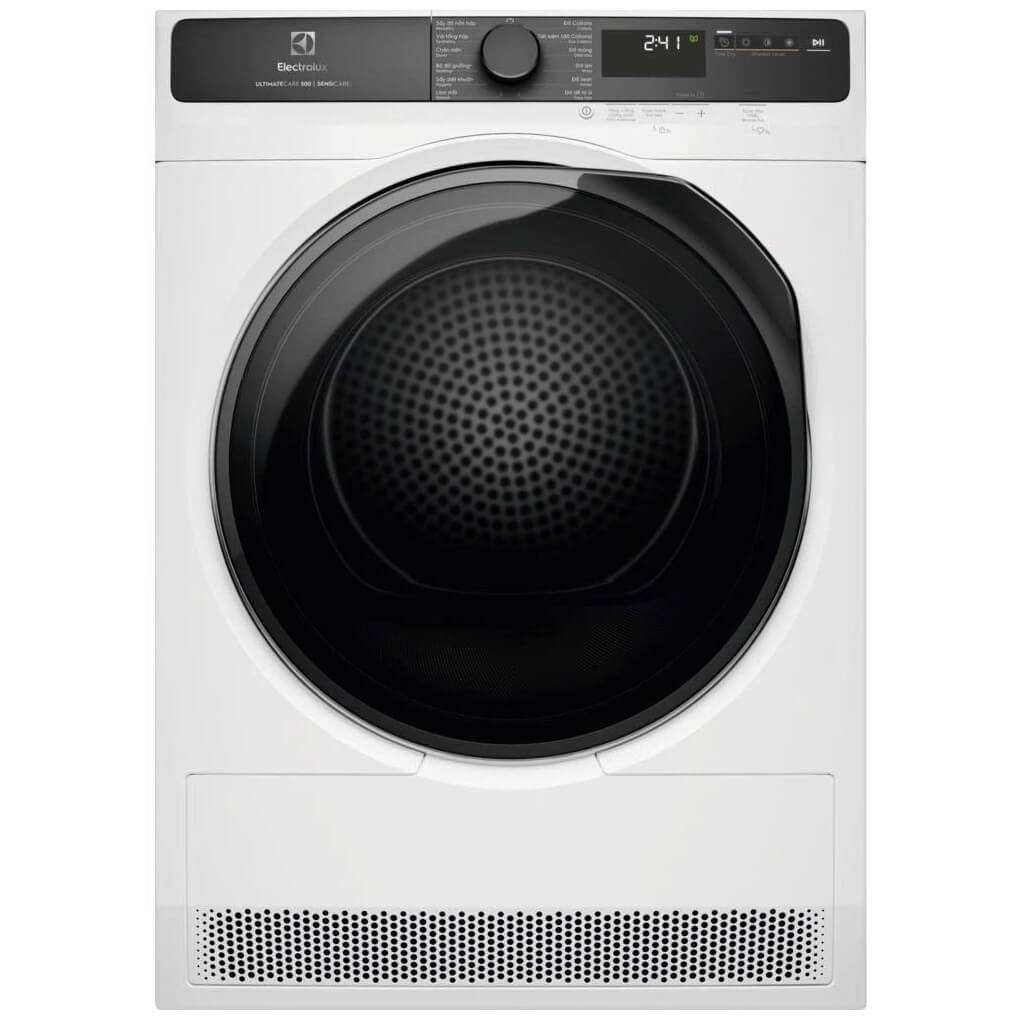 Máy sấy quần áo bơm nhiệt Electrolux 8 kg EDH803J5WCR