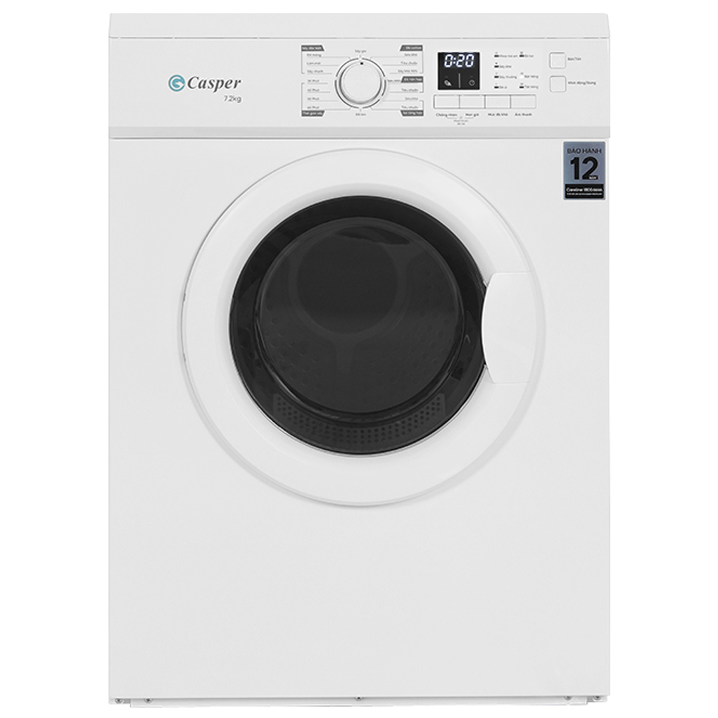 Máy sấy quần áo thông hơi Casper 7.2 kg TD-72VWD